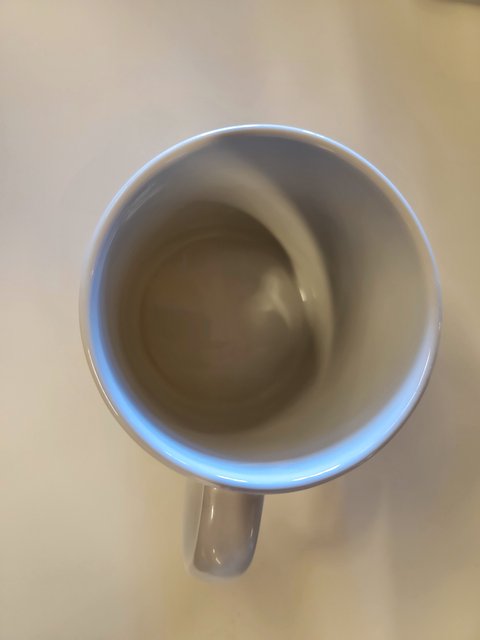 Empty coffee mug