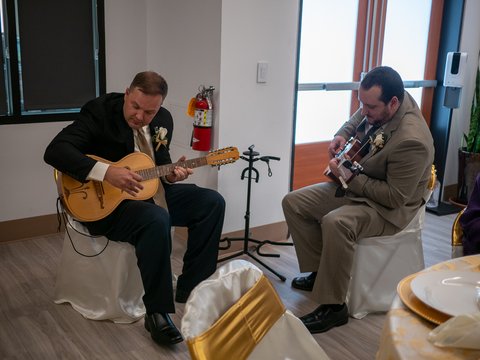 Joao and Michael playing violas da terra